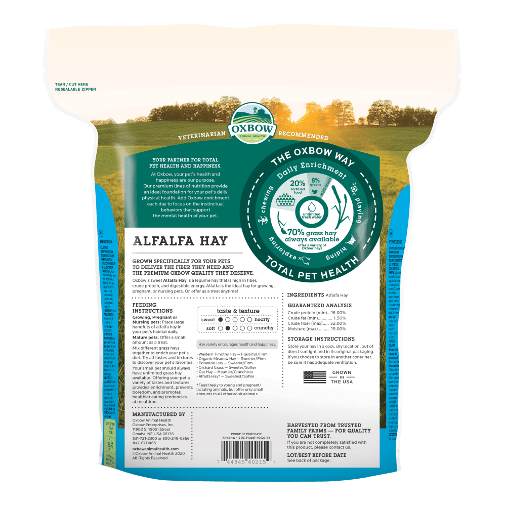 ALFALFA HAY FOR SMALL PETS
