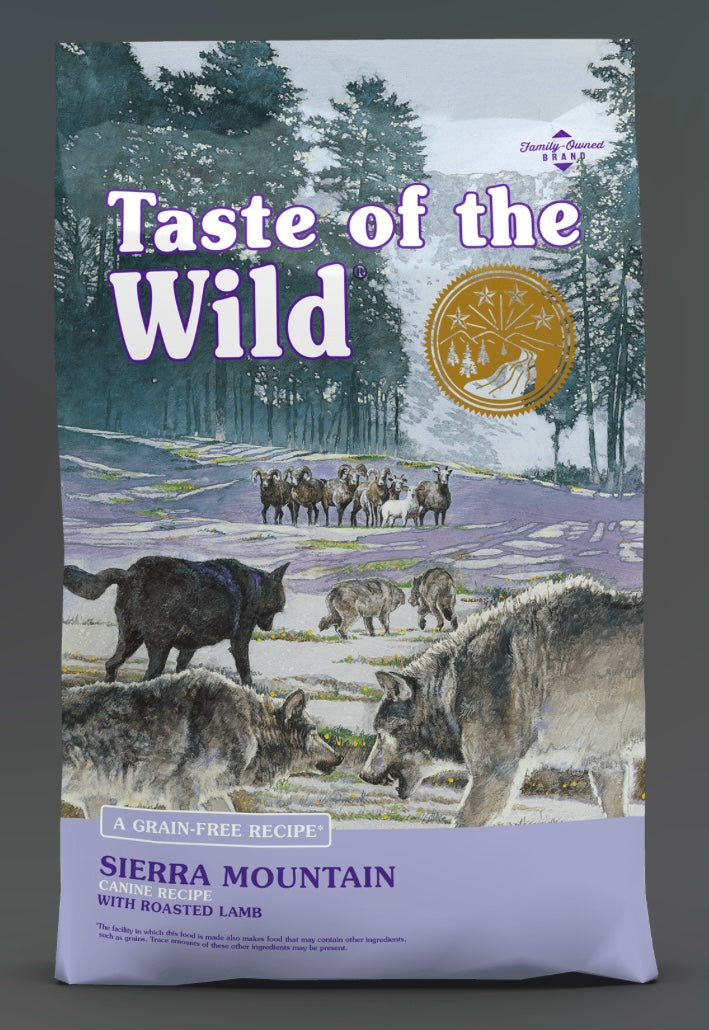 Taste of The Wild Sierra Mountain Canine Recipe with Roasted Lamb