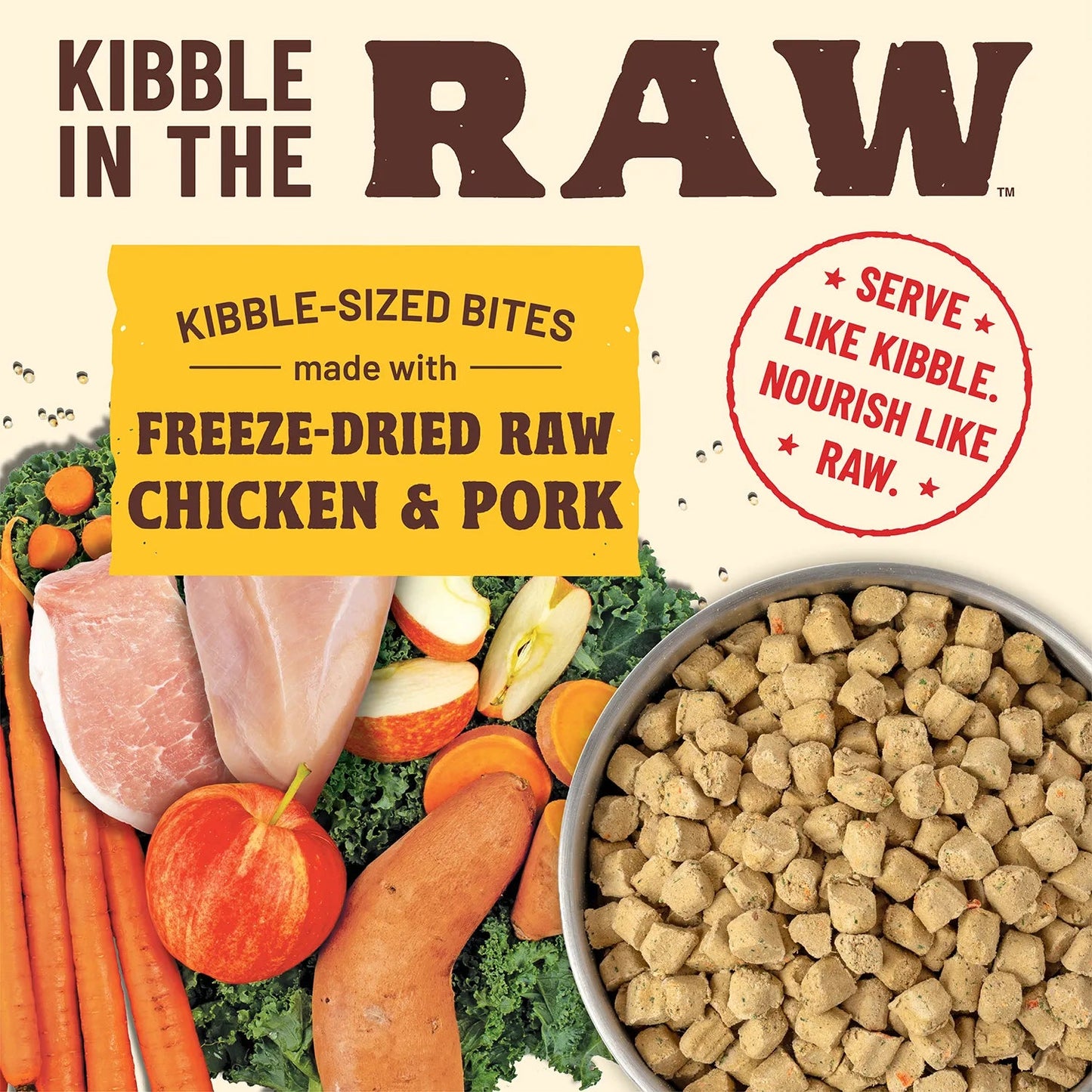 PRIMAL DOG KIBBLE IN THE RAW PUPPY RECIPE