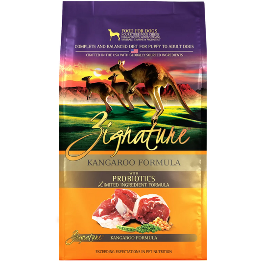 ZIGNATURE KANGAROO FORMULA DOG FOOD (Regular & Small Bite)