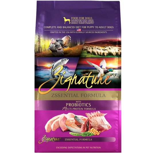 ZIGNATURE ZSSENTIAL FORMULA DOG FOOD (Regular & Small Bite)